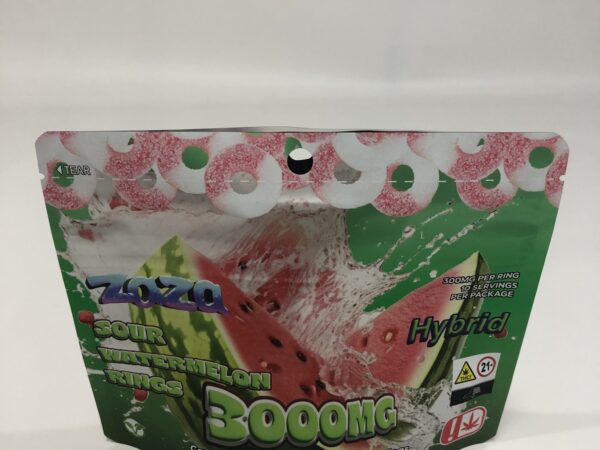Hybrid Sour Watermelon Rings (3000mg)