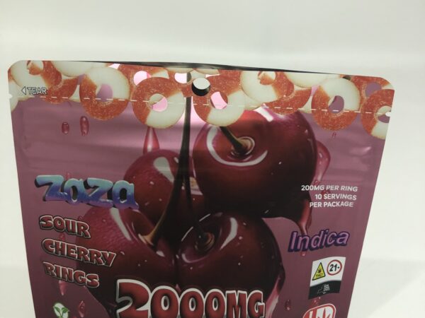 Indica Sour Cherry Rings (2000mg)