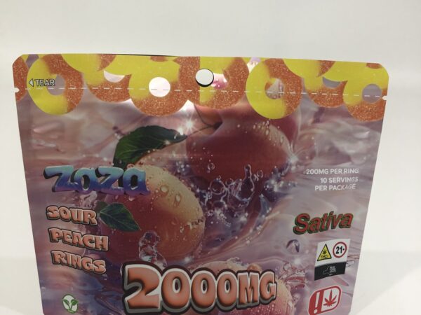 Sativa Sour Peach Rings (2000mg)